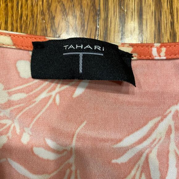 Tahari Floral‎ Print Blouse XL - Picture 3 of 7